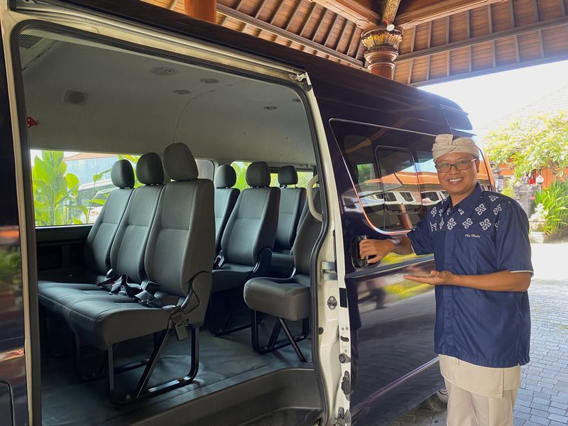 Convenient Acces to Sanur Beach with Free Shuttle Bus Service Everyday